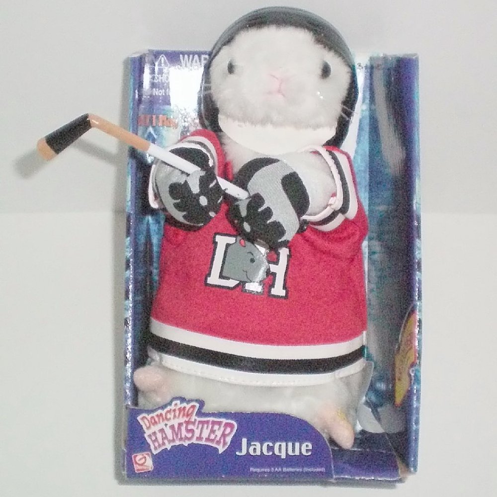 Dancing Singing Hamster Jacque Ice Hockey Toy NIB